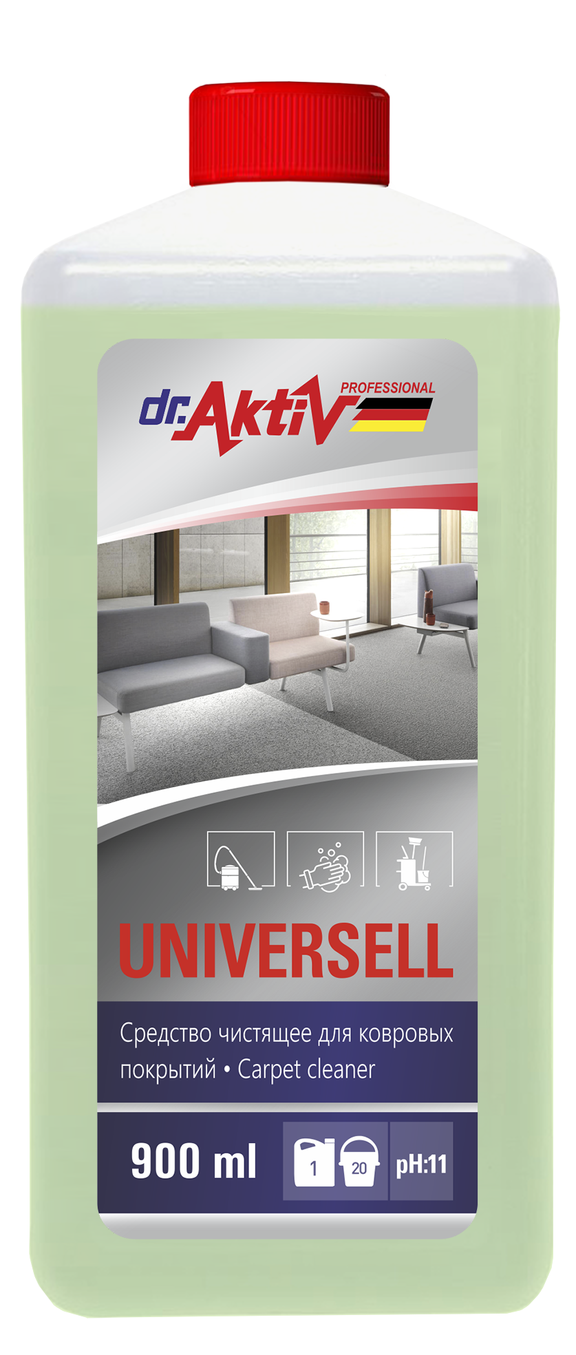 Dr.Aktiv Средство чистящее для ковровых покрытий Universell 900 мл (002)