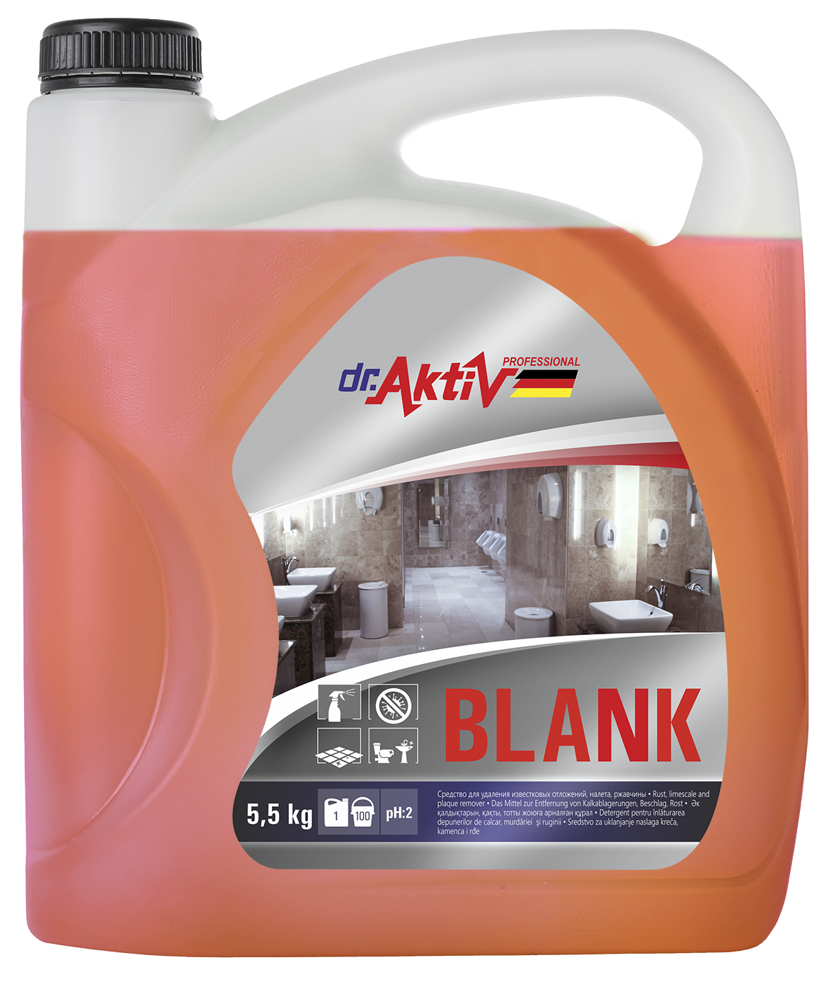 Dr.Aktiv Средство для удаления известковых отложений налета ржавчины Blank 55 кг_ (002)
